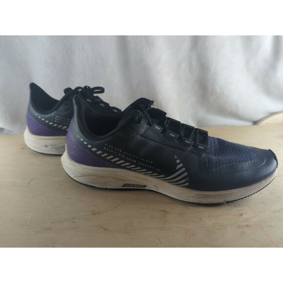 Nike Air Zoom Pegasus 36 Shield Women's Size 8 Black Running Shoes AQ8006-002 - Picture 9 of 9